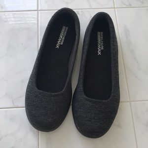 Skechers GoStep Lite Flats Dark Grey